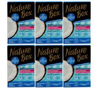 Nature Box Solid Massage + Peeling Shower Care With Coconut 6 X 90G Face Body