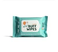 NATURE BUFF Multi-Use Wet Wipes for Babies & Adults - 99.7% Pure, Plastic-free, Biodegradable & Unscented Body Wipes - 24 Wipes Per Pack