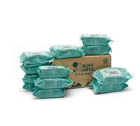 NATURE BUFF Multi-Use Wet Wipes for Babies & Adults - 99.7% Pure, Plastic-free, Biodegradable & Unscented Body Wipes - 24 Wipes Per Pack (Total 288 Wipes)