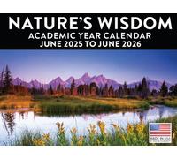 Nature Calendar 2025-2026 Year Quotes 13 Month June to June 05-06