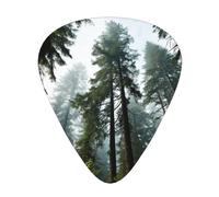 Nature Cedar Print Guitar Pick,12 Pack,Includes Thin,Medium,Heavy Gauges,Suitable for guitar,ukulele