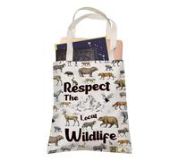 Nature Conservation Animal Rights Shopping Bag Nature Animal Outdoor Adventure Hiking Lover Tote Bag Christmas Mother Gift (Nature Animal)
