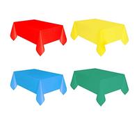 Nature Cool Assorted single Color Reusable Disposable Plastic Table Cover-Extra Large Splash Mat Table- Waterproof Rectangular PVC Table Cloth Protection Against Stains,150cm x 150cm