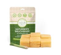 Nature Cosmétique® Basic Natural Soap Breasted Lemon Grass with Soap Bag (Citrus-Fresh, Herbaceous) - Vegan & Palm Oil Free - Gentle Cleansing, Normal Skin - Solid Soap, Hand Soap, Shower Soap