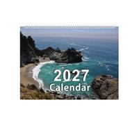nature daily planner reading study calendar school task organisation | Daily Calendar Planner - Nature Theme Notebook, Workout Task Scheduler, Household Activity Log | Study Reading