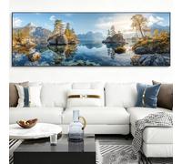 Nature Diamond Art Kits Adults, Landscape Diamond Painting Kits for Adults, 5D DIY Round Full Drill Gem Art Mosaic Kits for Beginner, Crystal Rhinestone Crafts for Home Wall Decor 80x240cm, Model589
