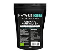Nature Diet Bio Hemp Protein | 500 g | EU-Certified Organic | Plant-Based Protein Powder | High in Fibre | Vegan, Gluten-Free & Lactose-Free | Ideal for Smoothies, Shakes & Baking