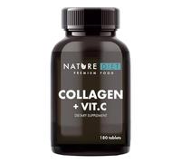 Nature Diet Collagen with Vitamin C, 180 Tablets, Hydrolysed Collagen