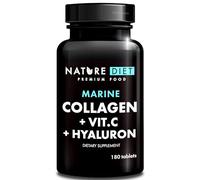 Nature Diet Marine Collagen with Hyaluronic Acid and Vitamin C, 180 Tablets