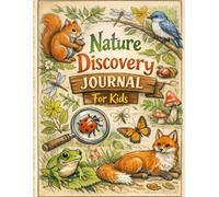 Nature Discovery Journal For Kids: A Guided Outdoor Field Logbook for Young Explorers with Nature Records, Sketch Pages, Weather Tracker, and Sensory Prompts