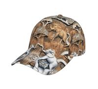 Nature Elephants Baseball Cap Dad Hat Sun Cap Adjustable Size Running Gym Golf Outdoor Tour Classic Unisex Black