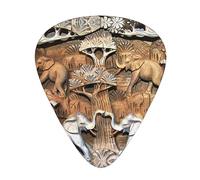 Nature Elephants Guitar Paddle 12 Pack Guitar Pickup Suitable For Playing Acoustic Guitars, Electric Guitars, Etc.