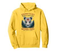 Nature Endures Calavera Bear for National Park Lovers USA Pullover Hoodie