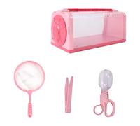 Nature Exploring Insecta Catching Kits Toy For Kids Insecta Viewer With Magnifier Tweezers Child Hands On Observation Toy Catcher Set For Kids With Tweezers