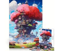 Nature Fantasy Treehouse 1000 Piece Jigsaw Puzzles for Teenagers Jigsaw Reason Skill Toy Shared Fun Tight Cut Wall Art Decor (38x26cm)
