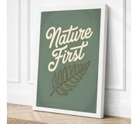 Nature First Fern Botanical Canvas Wall Art Print 36x24 Inch (91 x 61 cm)