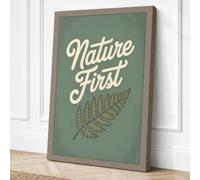 Nature First Fern Botanical Canvas Wall Art Print 36x24 Inch (91 x 61 cm)