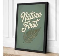Nature First Fern Botanical Canvas Wall Art Print 36x24 Inch (91 x 61 cm)