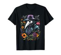 Nature Flowers Forest Plague Doctor T-Shirt