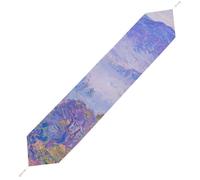 Nature Forest Mountain Table Runner for Dining Table, Short Plush Runners Washable & Durable Tablerunner Modern Home Decor for Wedding, Kitchen, Holiday 229*33cm