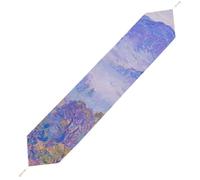 Nature Forest Mountain Table Runner for Dining Table, Short Plush Runners Washable & Durable Tablerunner Modern Home Decor for Wedding, Kitchen, Holiday 200*33cm