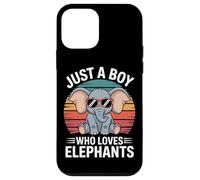 Nature Geek Just A Boy Who Loves Elephants Case for iPhone 12 mini