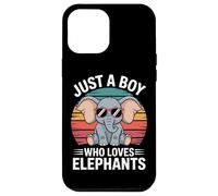 Nature Geek Just A Boy Who Loves Elephants Case for iPhone 12 Pro Max