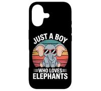 Nature Geek Just A Boy Who Loves Elephants Case for iPhone 17