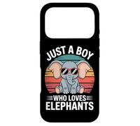 Nature Geek Just A Boy Who Loves Elephants Case for iPhone 17 Pro