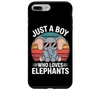 Nature Geek Just A Boy Who Loves Elephants Case for iPhone 7 Plus/8 Plus