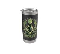 Nature Goddess Witch Mother Earth and Moon Phase Cottagecore Stainless Steel Insulated Tumbler