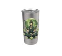 Nature Goddess Witch Mother Earth and Moon Phase Cottagecore Stainless Steel Insulated Tumbler