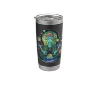 Nature Goddess Witch Mother Earth and Moon Phase Cottagecore Stainless Steel Insulated Tumbler