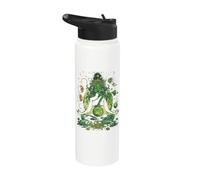 Nature Goddess Witch Mother Earth and Moon Phase Cottagecore Stainless Steel Insulated Water Bottle