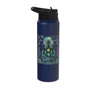 Nature Goddess Witch Mother Earth and Moon Phase Cottagecore Stainless Steel Insulated Water Bottle