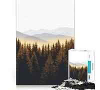 Nature Gold Decor Jigsaw Puzzles for Teenagers 1000 Piece Mental Toy Leisure Fun Premium Cut Thoughtful Gift (38x26cm)