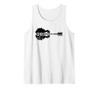 Nature Guitar - Acoustic Forest Music Trees Tank Top