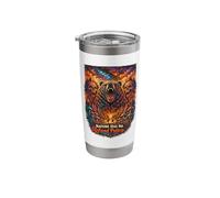 Nature Has No Return Policy Bear Camping Hiking Vintage Wild Stainless Steel Insulated Tumbler