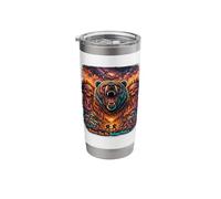 Nature Has No Return Policy Bear Camping Hiking Vintage Wild Stainless Steel Insulated Tumbler