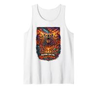 Nature Has No Return Policy Bear Camping Hiking Vintage Wild Tank Top