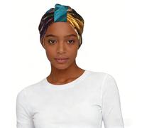 Nature Haven Elastic Headscarf Hat - Soft Breathable Polyester Turban Non Slip Sleep Cap for Daily Use