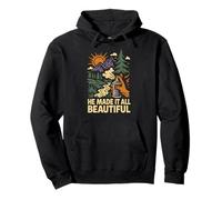 Nature He Made It All Beautiful Vintage Womens Christian Pullover Hoodie