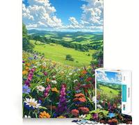 Nature in Glory Hard Jigsaw Puzzle for Adults 1000 Pieces Think Toy Peaceful Fun Clean Cut Fine Art Piece (38x26cm)