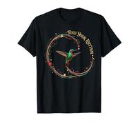Nature Inspired Hummingbird Find Your Rhythm Art T-Shirt