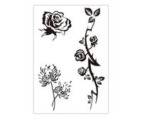 Nature Inspired Waterproof Body Tattooes Gentle on Skin Floral Patterns Easy Peels Off Design for Swimming Activities Tattooes Stickers for Swimming