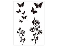 Nature Inspired Waterproof Body Tattooes Gentle On Skin Floral Patterns Easy Peels Off Design For Swimming Activities Waterproof Floral Temporary Tattooes