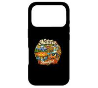 Nature Is Beautiful Wilderness Mountain Lake Deer Loon Retr Case for iPhone 17 Pro