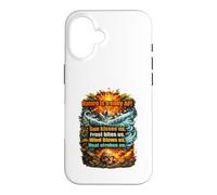 Nature is Freaky Sun Kisses Us Adventure Enthusiasts Joke Case for iPhone 16