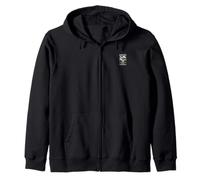 Nature Is My Happy Place Camping Hiking Outdoors Landscape Zip Hoodie
