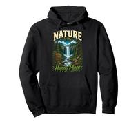Nature Is My Joy - Waterfall Forest Adventure Design Pullover Hoodie